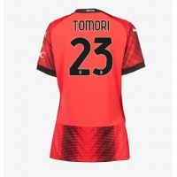 AC Milan Fikayo Tomori #23 Replica Home Shirt Ladies 2023-24 Short Sleeve